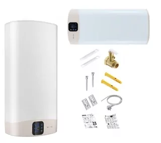 Ariston Velis WiFi plochý elektrický bojler, 45 l, biely